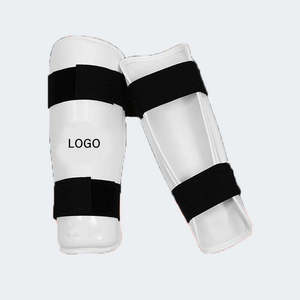 Logotipo personalizado Mma Shin Protector Boxeo Shin Guard Leather Pro Gel Shin Instep Pads MMA Leg Foot Guard - Product Image 5