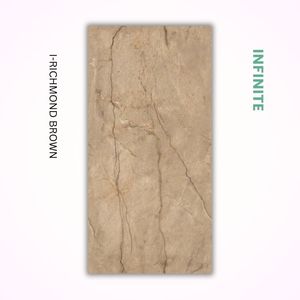 I-RICHMOND BROWN Infinite Matte Porcelain Wall Tiles 600x1200 Modern Stone Imitation Texture For Bathroom Interior Use - Product Image 1