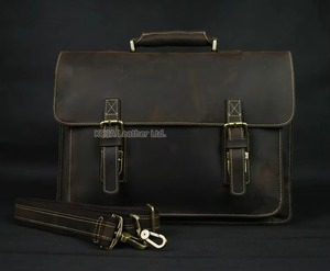 Maletín de Cuero para Negocios, Bolsa para Portátil, Duradera, Ligera, Protectora, de Uso Diario, Multifuncional, con Bolsillos, Logotipo Personalizado, de Lujo - Product Image 5