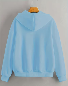 Ensemble décontracté 2 pièces pour femme : sweat à capuche d'hiver respirant en polaire, haut tricoté à manches longues et jupe en polyester/coton écologique - Product Image 2