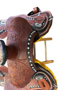 อานม้าหนังแท้สไตล์ตะวันตกยอดนิยม ออกแบบมาเพื่อการฝึกม้าและการขี่ม้า มีจำหน่ายในราคาที่เข้าถึงได้ - Product Image 5