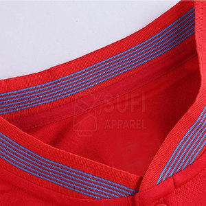 ชุดฟุตบอลมืออาชีพคุณภาพสูง แขนสั้น ผ้าโพลีเอสเตอร์ระบายอากาศได้ดี ปรับแต่งได้สำหรับผู้ใหญ่ ทีมมืออาชีพชาย - Product Image 3