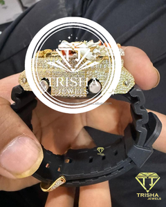 Luxury Animal Wraparound <b>Watch</b> Featuring VVS Moissanite Diamonds And 925 <b>Sterling</b> <b>Silver</b> Designer Bezel - Product Image 4