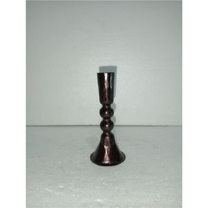 Support de bougie conique moderne en fer noir, minimaliste, à tête unique, pour décoration de mariage, centre de table - Product Image 2
