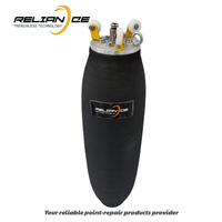 Vessie de réparation sectionnelle CIPP gonflable en caoutchouc renforcé double couche haute pression