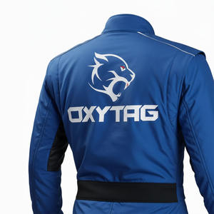 Combinaison de karting personnalisée, uniforme professionnel de karting, combinaison de course bleue Go Kart F1, équipement de sport automobile respirant et performant - Product Image 5