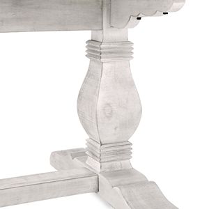 Tavolo da pranzo Caleb da 78 pollici in avorio anticato - Product Image 5