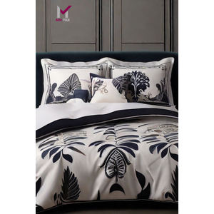 Ensemble de taies d'oreiller en coton à finition moderne et à motifs, literie au look élégant pour chambres de toutes les tailles disponibles - Product Image 4