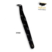 Pinzas para Extensión de Pestañas de Acero Inoxidable con Punta de Fibra, Precio al por Mayor, Hermosos Colores, Punta Afilada, Marca Personalizada, Logotipo Personalizado