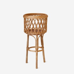 Best seller decorative flower <b>pot</b> display <b>stand</b> cheap cost natural cane rattan plant <b>stands</b> - Product Image 4