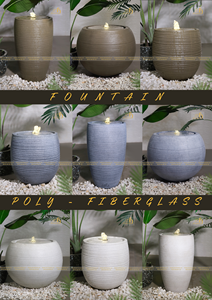 Vietnam Factory Made Lightweight WF081H47 Poly-Fiberglass Garden Ornament Water Feature Landscape Design Art-home <b>Ceramics</b> <b>pots</b> - Product Image 5