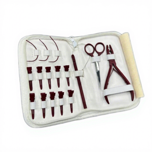 Juego Completo de Pinzas para Extensiones de Cabello de Acero Inoxidable con Agarre Fuerte para Profesionales del Cabello, Salón y Uso Personal - Product Image 3