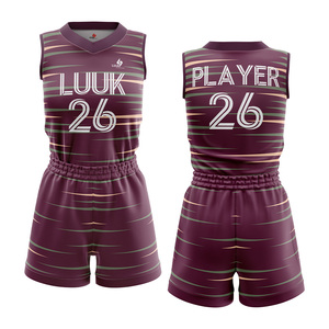Ensemble de maillots de basket-ball personnalisés pour femmes, sublimation, uniforme d'équipe, respirant, anti-transpiration, vêtements de sport - Product Image 1