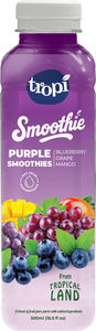 Tropi - Bebida de Zumo Natural con Sabor a Piña y Manzana, Color Morado, Amarillo y Rojo, en Botella de 500 ml, Certificación HALAL y BRC, Sin Gluten - Product Image 3