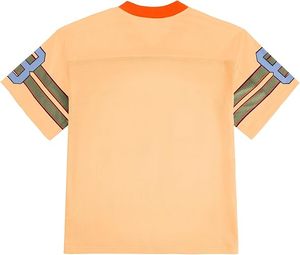 เสื้อยืดแฟชั่นผู้ชายสไตล์ Y2K แขนครึ่งตัว ลายเสื้ออเมริกันฟุตบอล ผ้าตาข่ายระบายอากาศ คอวี ลายเส้นกราฟิกหมายเลข - Product Image 2