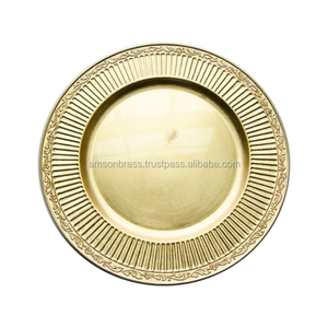 La mejor Placa de cargador elegante, precio barato, VENTA RÁPIDA, platos y placa de madera, precio al por mayor, placa de cargador de Metal diseñada - Product Image 5