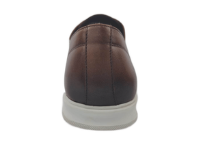 Zapatos Oxford de Vestir para Hombre, de Cuero Genuino Marrón, con Cordones, Punta Redonda, Entresuela Acolchada de EVA, Suela de Goma, para Oficina, Carrera, Todas las Temporadas - Product Image 4