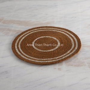 High Quality Natural Braided Seagrass Placemat Handmade Woven <b>Table</b> <b>Mat</b> OEM Manufacturer in Vietnam - Product Image 1