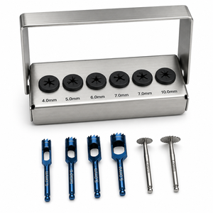 Manual Dental Implant Kits <b>Saw</b> Disk Trephine Surgical Instrument for Implantology Bone Harvesting and Removal - Product Image 1
