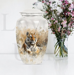 Urna Conmemorativa Solace Tiger, Urna Maestosa para Hombres, Urna para Cenizas Humanas, Urna Decorativa para Cremación, Recuerdo Conmemorativo - Product Image 4