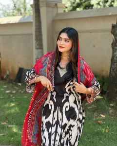 Traje Salwar de Algodón Maslin Indio de Diseño Moderno y Más Vendido, con Bordado Exclusivo, Ropa Étnica Elegante para Mujer para Fiestas - Product Image 2