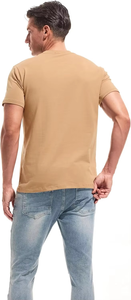 Camiseta de Verano de Alta Calidad para Hombre, Camisetas Personalizadas Transpirables con Pedrería, Camiseta con Logotipo Personalizado con Pedrería para Hombre - Product Image 6