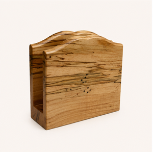 Porta Servilletas de Madera de Arce Rústico Hecho a Mano, Soporte para Servilletas de Madera Maciza para Decoración de Mesa de Comedor, Cocina y Restaurante - Product Image 1