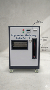 Industrial Hydraulics PVC I Card Fusing/<b>Lamination</b> <b>Machine</b> A3 Format Automatic PLC Control 220V 10-30m/min 320mm Width 250kg - Product Image 3