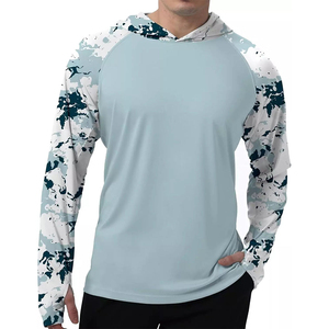 Camisa de Pesca con Capucha, Diseño Personalizado, Camuflaje, Poliéster y Spandex, Protección UPF 50, Transpirable, Unisex, OEM, Personalizable - Product Image 6