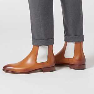 Botas de Tobillo para Hombre, OEM, de Cuero Genuino, Impermeables, con Cierre de Cremallera - Product Image 4