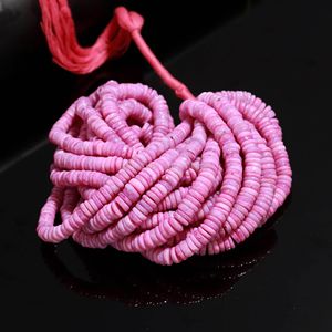 AAA Pink <b>Opal</b> Smooth Heishi Tyre Beads 6mm 7mm Natural <b>Opal</b> Gemstone Beads for Jewelry Making 16 Inch Strands in Wholesale Price - Product Image 2