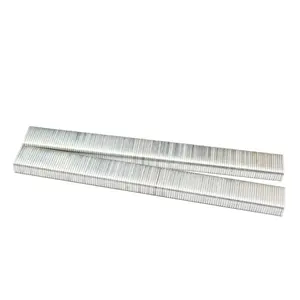 Manufacturer Supply U-Type nails 21Ga 8006 metal Galvanized Staple Pins for Sofa wood furniture Customized Colors