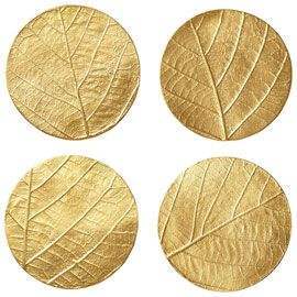 Modern Luxury Round Solid Brass <b>Coaster</b> <b>Set</b> 300 mm Eco-Friendly Non-Slip Mats & Pads Heat Resistant Durable - Product Image 2