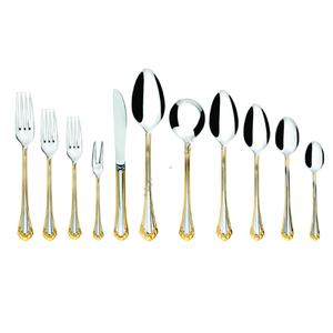 Ensemble de couverts en acier inoxydable de haute qualité Couverts Spork modernes Ensemble de couteaux et de fourchettes en acier inoxydable élégant - Product Image 1