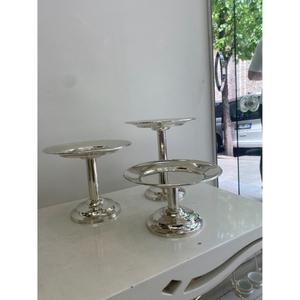 Base de Metal Compatible con Soporte para Pastel, Diseño de Base Metálica con Acabado de Latón, Hecho de Aluminio, Ideal para Hogar, Oficina y Fiestas - Product Image 5