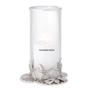 Ensemble de 2 bougeoirs en verre avec base ronde en marbre, forme unique en fil d'acier inoxydable, plaqué or, accent lumineux - Product Image 3