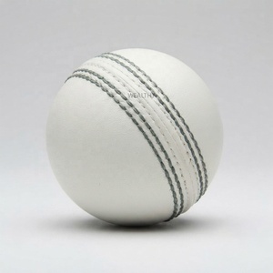 <b>White</b> PU Vintage <b>Cricket</b> Ball Hand-Stitched Eco-Friendly Lightweight Ambidextrous Durable Match Training Outdoor Adult Play - Product Image 3