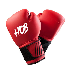 Guantes de Boxeo de Cuero Vacuno con Logotipo Personalizado, Cómodos, con Cierre de Gancho y Bucle, de Alta Calidad - Product Image 2