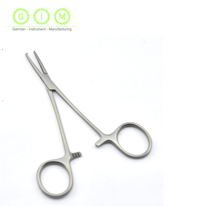 MOSQUITO FORCEPS GROOVED <b>MINI</b> Stainless Steel Joseph Scissors Curved Dissecting Surgical <b>Clamp</b> Manual CE Certified Clinic - Product Image 2