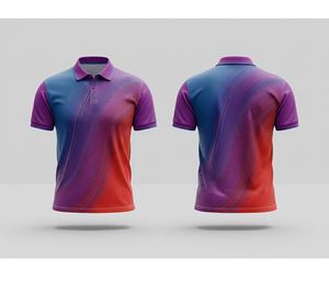 Custom Logo Sublimation Polo Shirt for Cricket Football Teams Durable Stitching for Men Women Youth Quick-Dry Dry-Fit Active Pol - Product Image 4