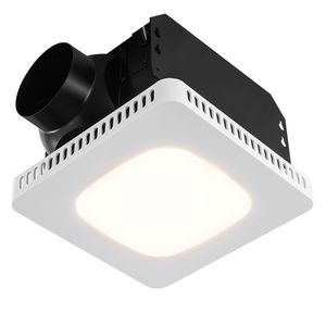 Ventilatore da Bagno ad Alta Efficienza 80 CFM con Motore in Rame a Bassa Rumorosità (1.5 Sone), Risparmio Energetico, Personalizzabile OEM - Product Image 6