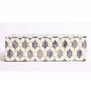 Nuevo Estuche para Joyas con Incrustaciones de Hueso Hexagonal, Caja Decorativa de Hueso para Almacenamiento, Organizador de Joyas con Incrustaciones de Hueso a Precio de Mayoreo - Product Image 2