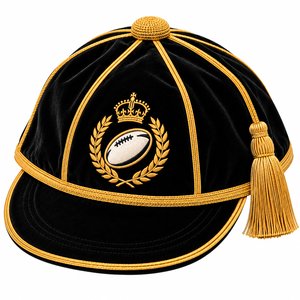 Casquette d'honneur de rugby personnalisée |   Casquette de sport de rugby brodée |   Casquette de championnat Team Honor |   Casquette de baseball athlétique réglable - Product Image 4