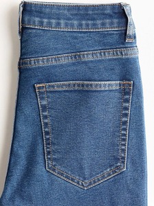 Women's Cotton Denim Jeans-Sexy Knee Length <b>Boot</b> Cut Eco-Friendly Best-Value Low-Cost - Product Image 5