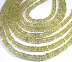 Nuevas Gemas de Cuarzo Champion Natural, Cuentas Heishi de 16 pulgadas con perforación central, Discos planos facetados de 6mm, Gemas Champion para DIY - Product Image 3