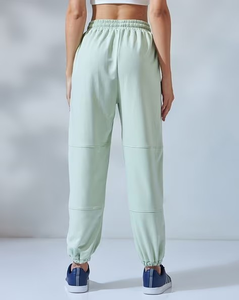 Wholesale Women's Jogger Stretch Waistband Sweatpants Customized Sports <b>Pants</b> Joggers for Women With Drawstring - Product Image 2