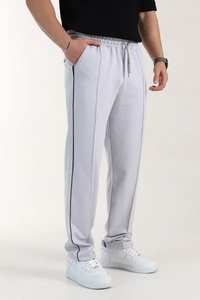 Pantalon de jogging décontracté pour homme grande taille, taille mi-haute élastique, léger, respirant, imperméable, en polyester écologique - Product Image 5