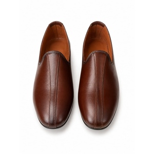 Mocasines de Punta Puntiaguda para Hombre LEATHER STUDIO, Parte Superior de Cuero Genuino, Entresuela y Suela de Goma Transpirables y Ligeras, Cierre Deslizante - Product Image 3