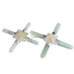 Cristal avec éléments Cristaux Générateur d'énergie Guérison & Décoration intérieure Agate gravée Améthyste Vente - Product Image 2