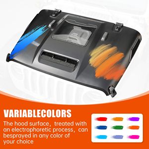 Capó de Repuesto para Jeep Wrangler JK JKU 2007-2018, Capó Ventilado con Dispersión de Calor, Resistente a la Corrosión y al Calor - Product Image 3